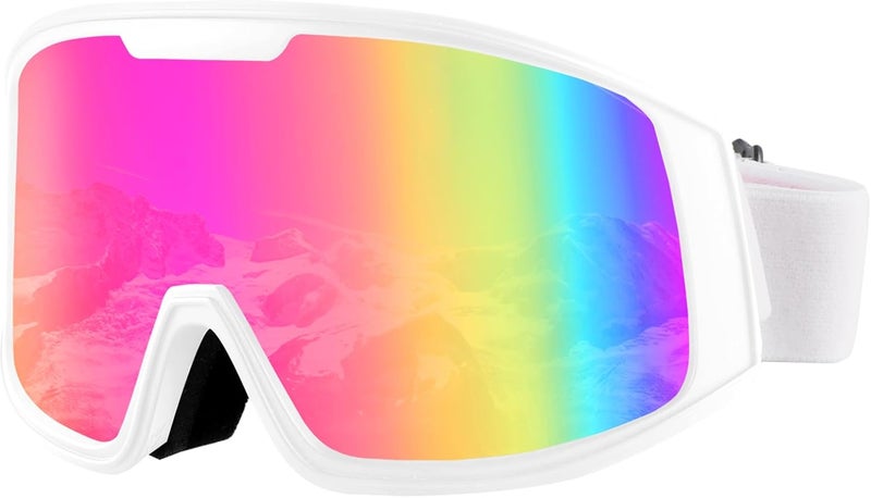 Ukoly Ski/Snowboard Goggles for Men Women, Snow Goggles HD Lens Anti-Fog Coating OTG Design UV400 Protection Windproof - Image 1
